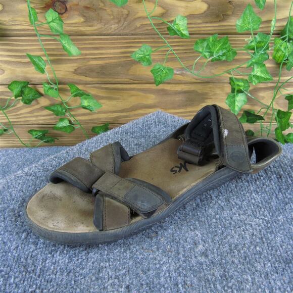 Clarks Men's‎ Ankle Strap Brown Leather Size 10 Medium Gently Used 2025 - Picture 1 of 7